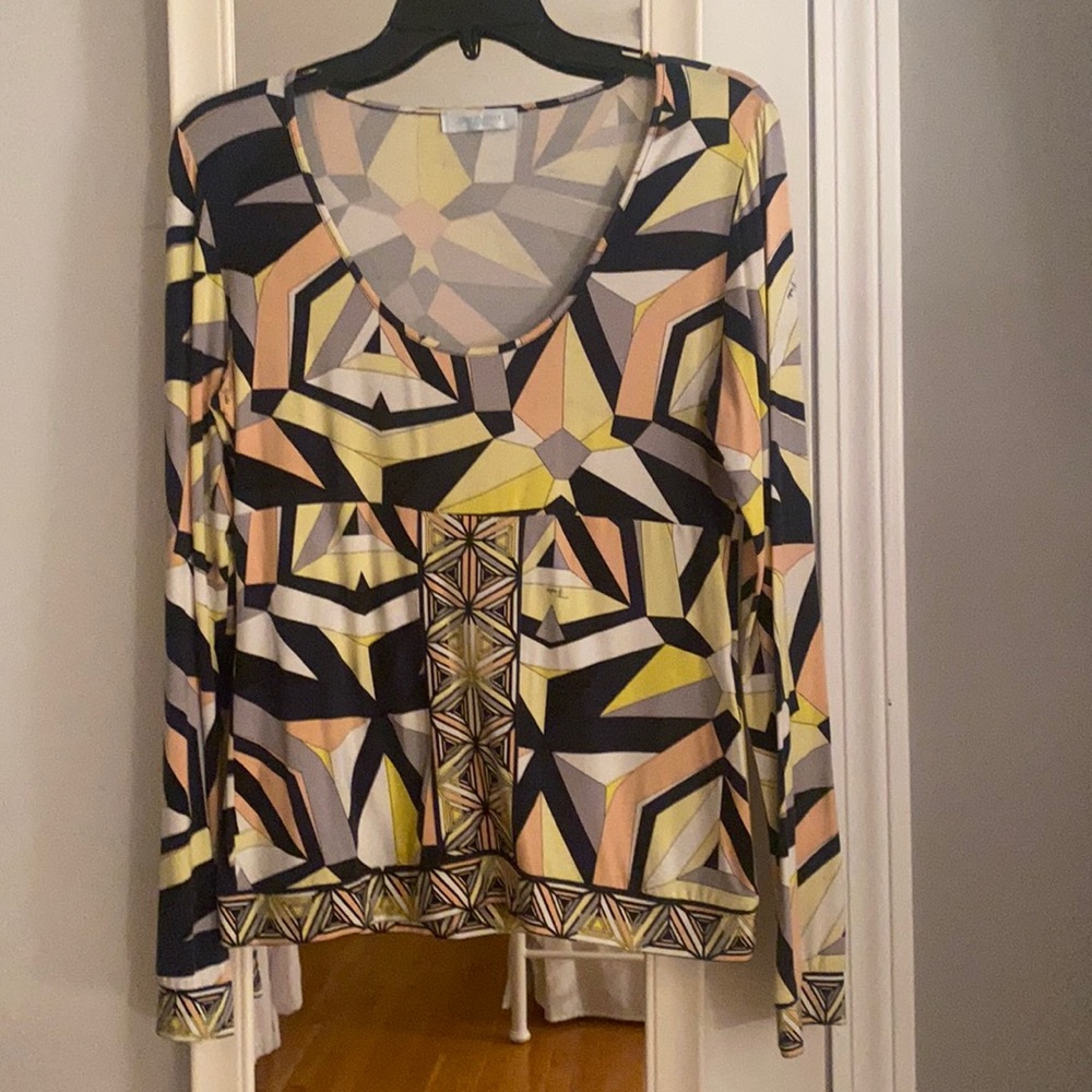 Emilio Pucci long sleeve top: XL